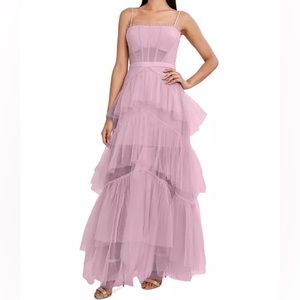 BCBGMAXAZRIA
Tulle Corset Essential Gown color orchid